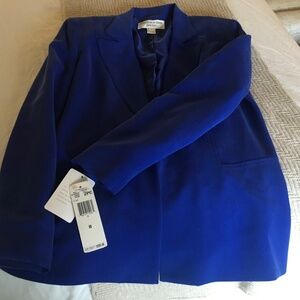 Vintage Jones New York Dress, Periwinkle Blue, woman's size 8, Dress and Jacket,